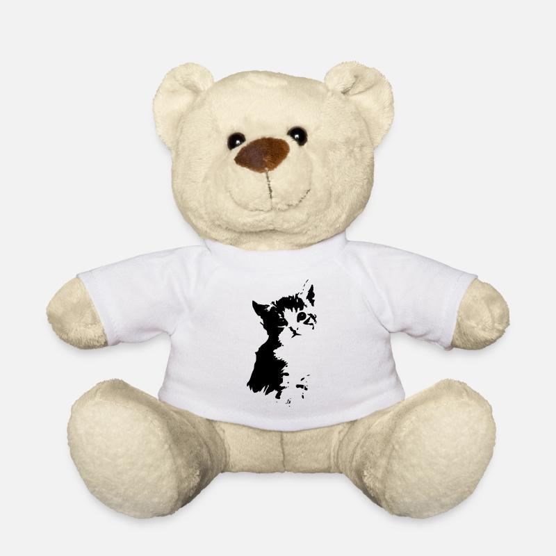 chaton - Nounours - blanc