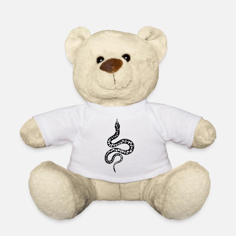 serpent - Nounours - blanc