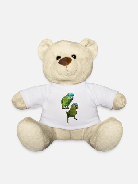 Amazonas-Papageien - Teddy - Weiß