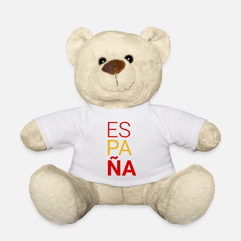 Spain - Teddy Bear - white