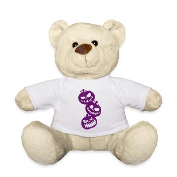 Fröhliches Halloween - Teddy - Weiß - Vorne