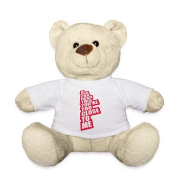 too close to me - Teddy - Weiß - Vorne