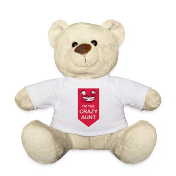 at The Crazy Aunt - Teddy Bear - white - Front