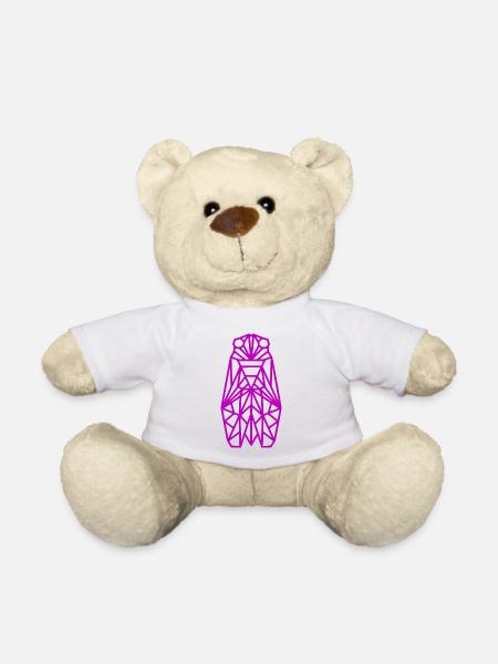Cigale Lavande tee-shirt - Nounours - blanc