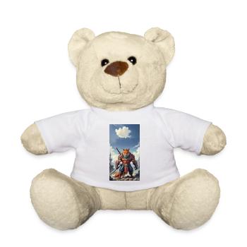 Une bête monstrueuse et monstrueuse, un renard roux comme fantasme - Nounours - blanc - Devant