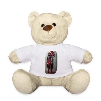 Indianer Mädchen - Teddy - Weiß - Vorne
