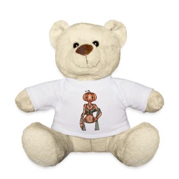 Pumpkin Spice - Teddy Bear - white - Front