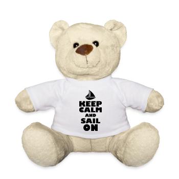 Sailing Water Sports Wind - Teddy Bear - white - Front