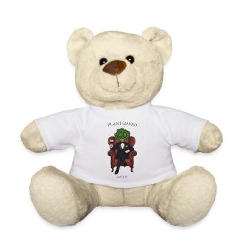 Plant Based Society – Elegant Broccoli - Teddy - Weiß - Vorne