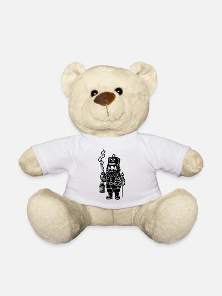 bergmann räuchermann - Teddy - Weiß
