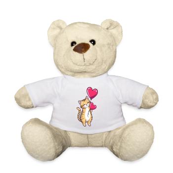Muttertags Geschenk Mutter Muttertag Geschenkidee  - Teddy - Weiß - Vorne