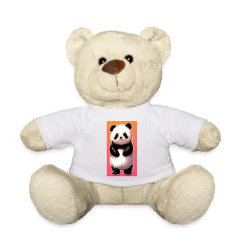 panda - Teddy Bear - white - Front