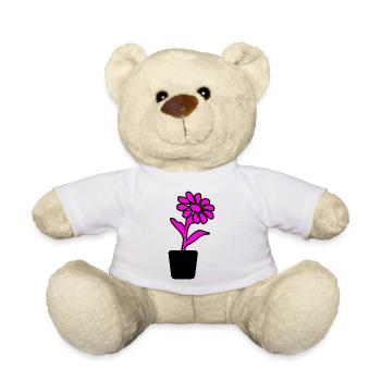 Blume - Teddy - Weiß - Vorne