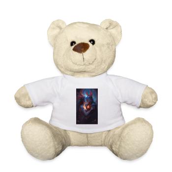 Demons Fantasy love scene - Teddy Bear - white - Front