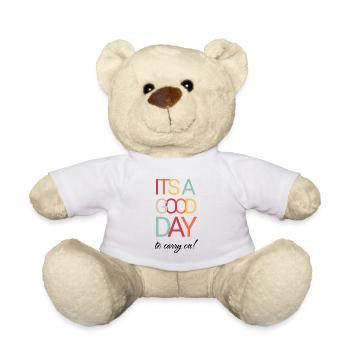 It`s a Good Day To Carry On - Teddy - Weiß - Vorne