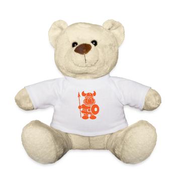 Viking gift saying Denmark North - Teddy Bear - white - Front