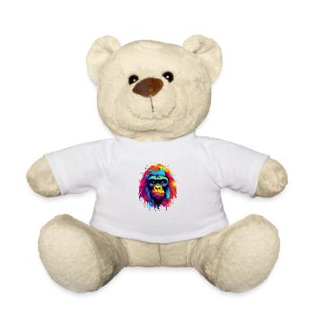 Radiant Spectrum Gorilla - Teddy Bear - white - Front