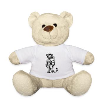 Tigre Astronaute Mignon - Nounours - blanc - Devant