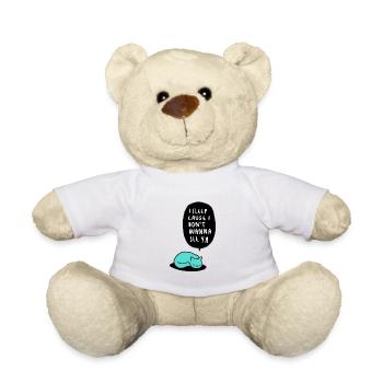 SCHLAFENDE KATZE - Teddy - Weiß - Vorne