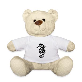 Niedliche Tattoo Seepferdchen Verkleidung - Teddy - Weiß - Vorne