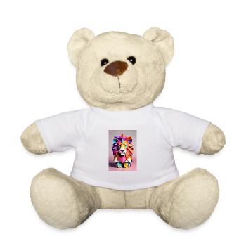 Origami-Löwe - Teddy - Weiß - Vorne