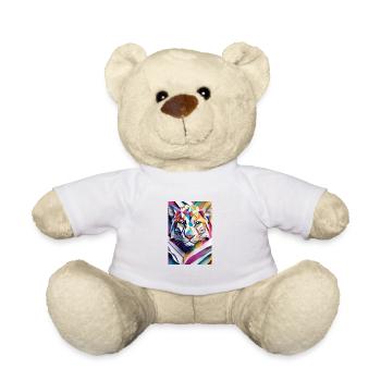 Léopard des neiges mystique : Gardien des sommets - Nounours - blanc - Devant