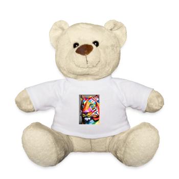 Regenbogen-Papier-Tiger - Teddy - Weiß - Vorne