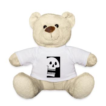 Art de crâne | Crâne, Art, Images Drôles - Nounours - blanc - Devant