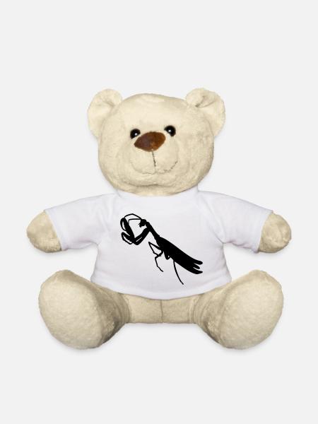 Gottesanbeterin / mantis (1c) - Teddy - Weiß