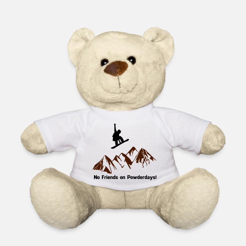 Amis de no sur Powderdays - Nounours - blanc
