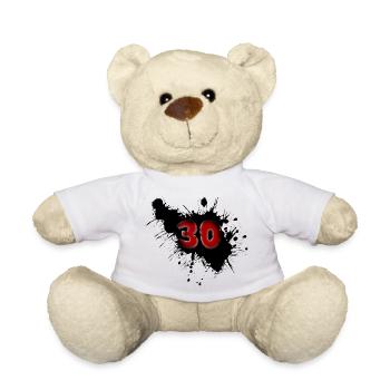 30. Geburtstag - Teddy - Weiß - Vorne