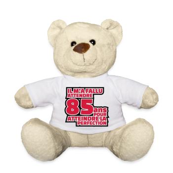 il m'a fallu 85 ans pour atteindre la perfection - Nounours - blanc - Devant