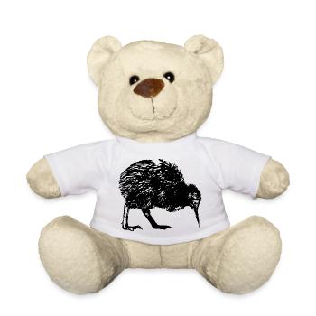 Kiwi Neuseeland & Auckland - Teddy - Weiß - Vorne