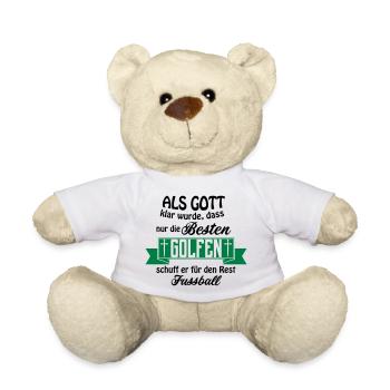 Que le football Golf de Dieu - Nounours - blanc - Devant