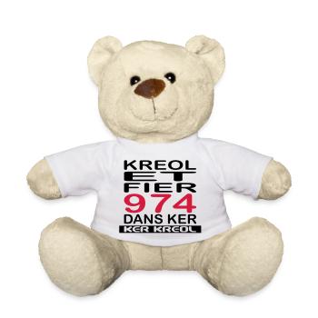 fier et kreol hom 02 ti - Nounours - blanc - Devant