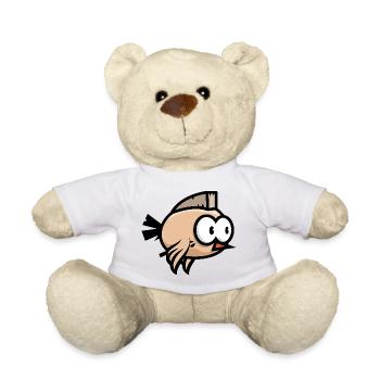 Vogle,punk,tier,comic - Teddy - Weiß - Vorne