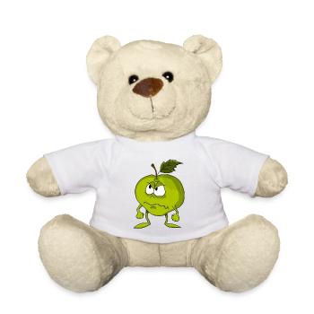 apple - Teddy Bear - white - Front