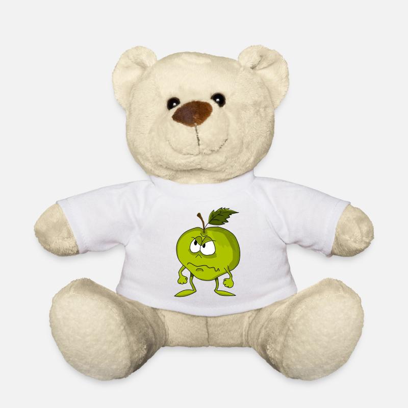 apple - Teddy Bear - white