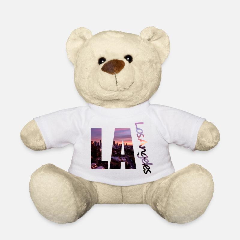 LA - Skyline de Los Angeles - Nounours - blanc