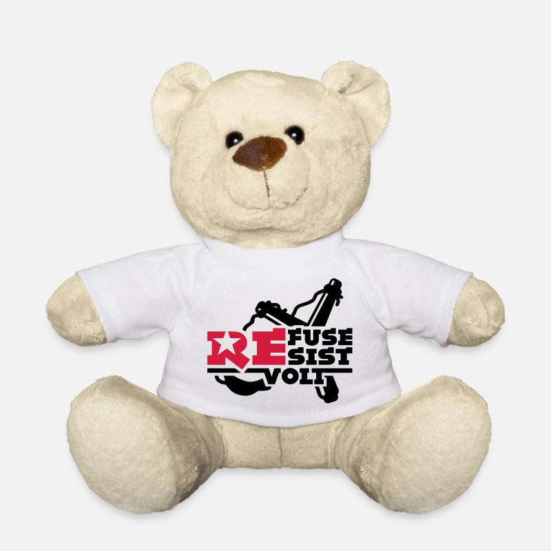 rebel - Teddy Bear - white