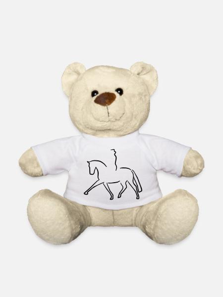 dressage - Nounours - blanc