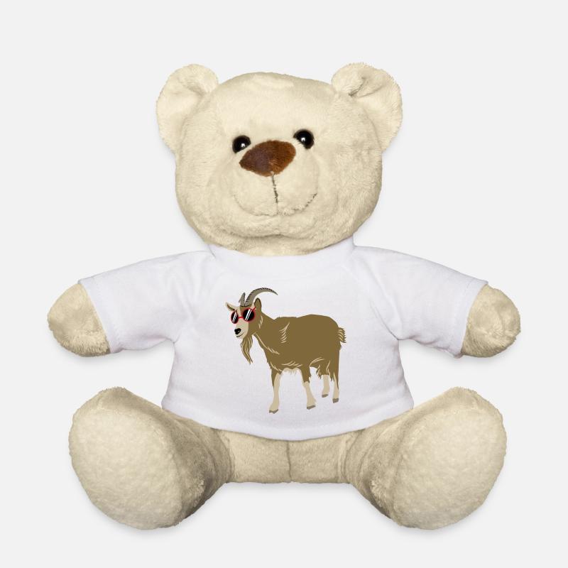 goat - Teddy Bear - white