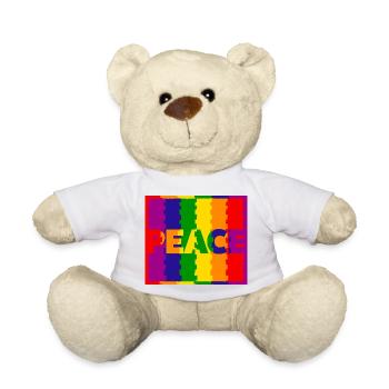 Peace - Teddy Bear - white - Front