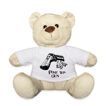 Pose ton gun NT... - Nounours - blanc - Devant