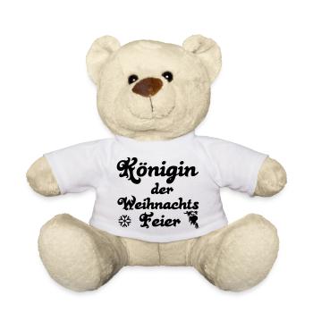 Weihnachtsfeier Weihnachten Königin Geschenk - Teddy - Weiß - Vorne