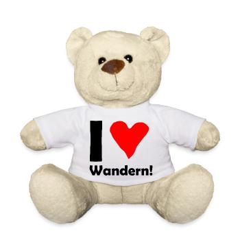 J'aime la randonnée / J'aime la randonnée - Nounours - blanc - Devant