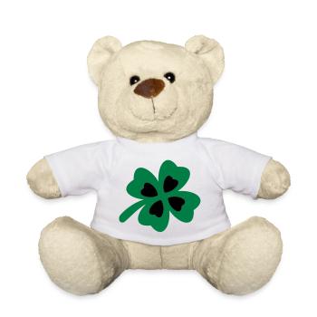 cloverleaf - Teddy Bear - white - Front