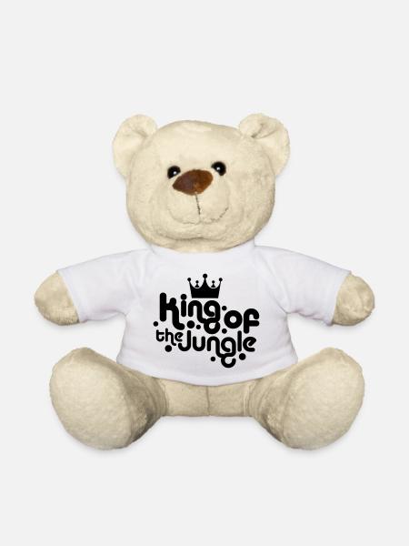 king of the jungle - Teddy Bear - white