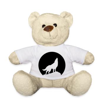 Wolf - Teddy Bear - white - Front