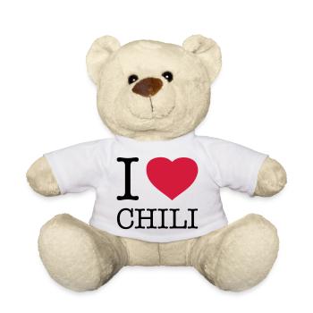 I LOVE CHILI - Teddy - Weiß - Vorne
